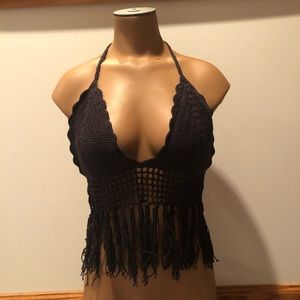 Crochet halter top